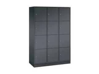 grootvolume-lockersysteem,HxBxD 1950x1220x500mm,3x4vakken,cil.-slot - 2