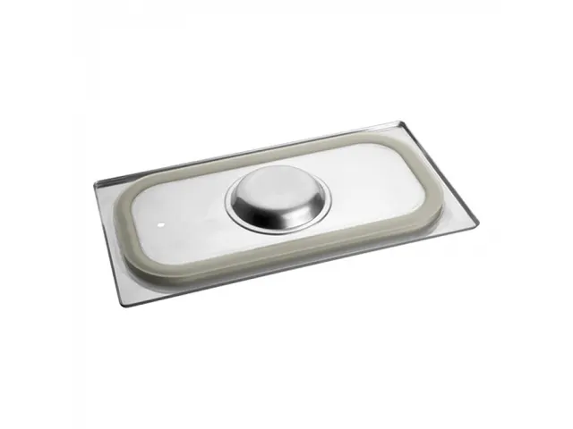 Caterchef RVS Deksel met siliconen rand 1/3 GN