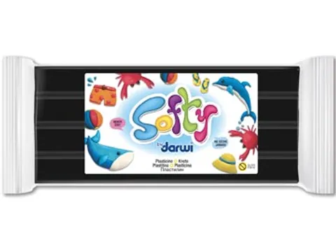 Darwi Boetseerpasta Softy Zwart 500 Gram