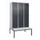 locker voor scheiding van kleding,HxBxD 2120x1200x815mm,3vak