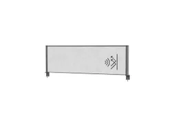 MAULconnecto scheidingsysteem 160x50cm Lichtgrijs Frame Antraciet