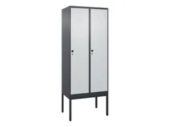 locker,HxBxD 2120x800x500mm,2vak,vak B 400mm,draaigrendel