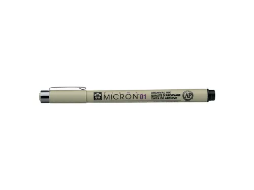 Fineliner Sakura pigma micron 01 zwart 0.25mm