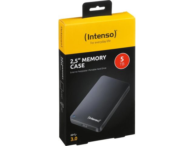 Gedeeltelijk tong Verwaarlozing Intenso Memory Case draagbare harde schijf, 5 TB, zwart | DiscountOffice.be