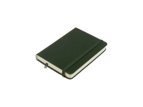 Schetsboek Kangaro A6 forest green PU HC 80 vel 140gr roomwit met elas