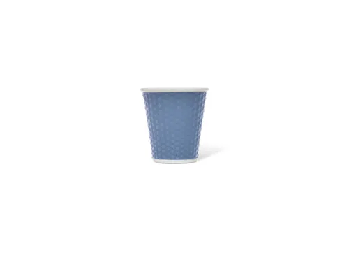 Beker porselein Les Artistes Paris 180ml met siliconen grip Blauw