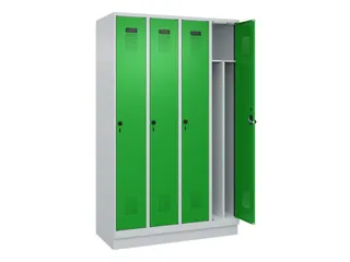 locker voor scheiding van kleding,HxBxD 1950x1200x500mm,4vak - 1
