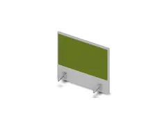 opzetpaneel bureau aanbouw zijkant MP-lichtgrijs BN7048-groen 600mm
