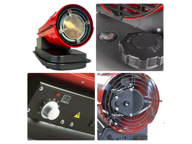 Heteluchtkanon Diesel 20kW