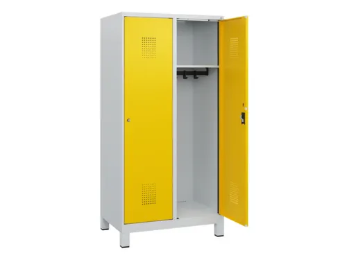 schoollocker,HxBxD 1630x800x500mm,2vak,vak B 400mm,cil.-slot,voeten