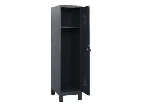 schoollocker,HxBxD 1630x400x500mm,1vak,vak B 400mm,draaigrendel,voeten