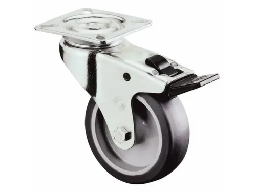 Zwenkwiel Dubbele Vastzetter 65kg Plaat 100x24mm Thermoplast