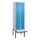 Z-garderobekast,HxBxD 2120x600x815mm,2vak,vak B 300mm,cil.-slot