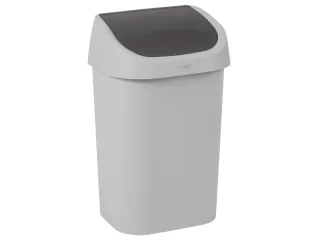 Curver vuilnisbak Mistral Swing recycled PVC antraciet 25 Liter - 1