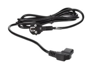 Voedingskabel Zwart CEE 7/7 90° + C13 90° L=2.5m H05VV-F 3G1.0mm² - 3