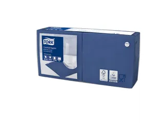 Tork 477825 Cocktailservet Advanced Donkerblauw 24x24cm - 2