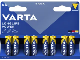 Batterij Varta Longlife Power 8x AA - 1