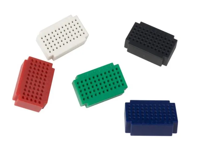 Set Van 5 Stuks Mini Breadboards, 55 Insteekpunten