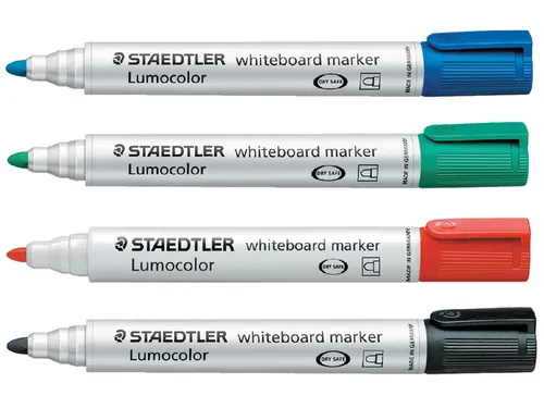 Viltstift Staedtler 351 whiteboard rond groen 1-2mm