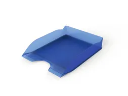 Brievenbakje Stapelbaar Basic A4 Transparant Blauw
