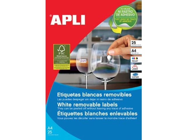 Apli Afneembare Witte Etiketten 35.6x16.9mm | ApliLabels.nl