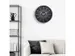 Stille wandklok - 40cm- Zwart - Metaal -NeXtime "Excentric"