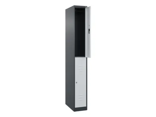 dubbeldekse locker,HxBxD 1850x250x500mm,1x2vak.,vak B 250mm