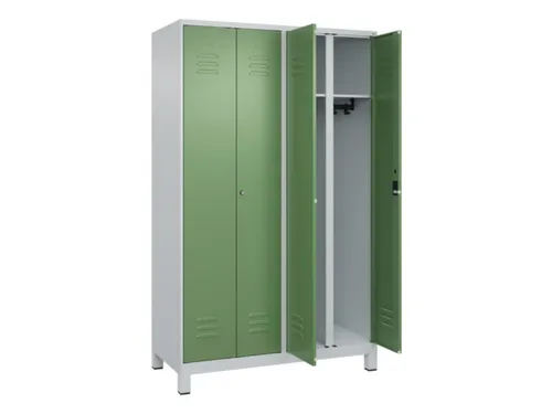 locker voor scheiding van kleding,HxBxD 1950x1200x500mm,4vak
