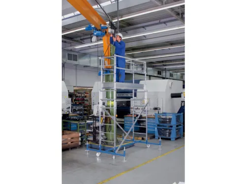 Vouwsteiger Aluminium H 5.60m Steigerafmetingen Hxbxl 4.64x2.30x2.85m
