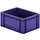 Euronorm-stapelbak 15l 175x400x300mm Wanden/bodem Gesloten Blauw