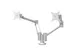 Bras support 2 écrans bureau Viewlite plus 652 Argent-blanc
