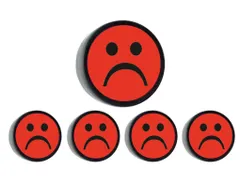 Impressiemagneet Face Rood 35Mm