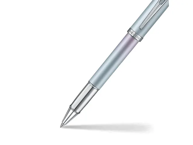 Rollerbal Sheaffer 100 9376 Expressions pearlised gradient chrome trim