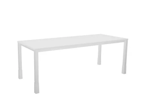 In hoogte verstelbaar bureau,HxBxD 720-840x2000x800mm,Bl-wit
