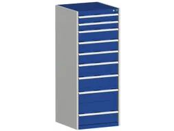 ladekast,HxBxD 1600x650x650mm,9lade(n),lade voor normale belastingen