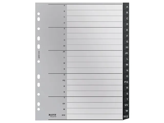 Tabblad Leitz Recycle A4 11-gaats A-Z extra breed PP