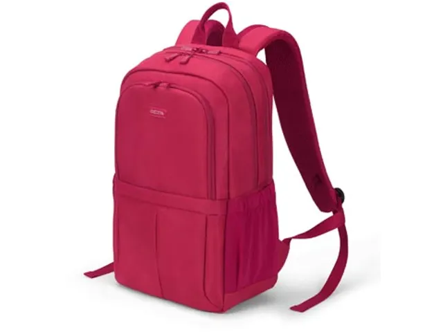 laptoprugzak Eco Scale, voor laptops tot 15,6 inch, rood
