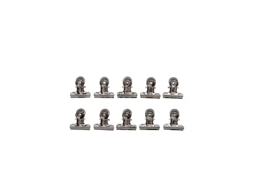 Papierklem MAUL Bulldog 30mm capaciteit 10mm zilver