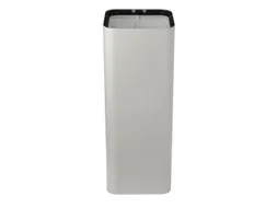 afvalbak,100l,HxBxD 800x385x385mm,romp staal wit