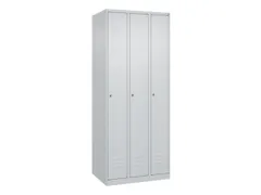 locker,HxBxD 1850x750x500mm,3vak,vak B 250mm,cil.-slot,staand op vloer