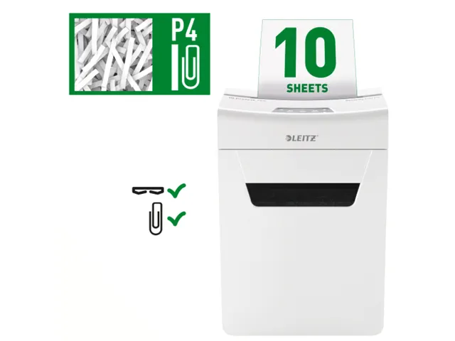 Papiervernietiger Leitz IQ Protect Premium 10X P-4 snippers