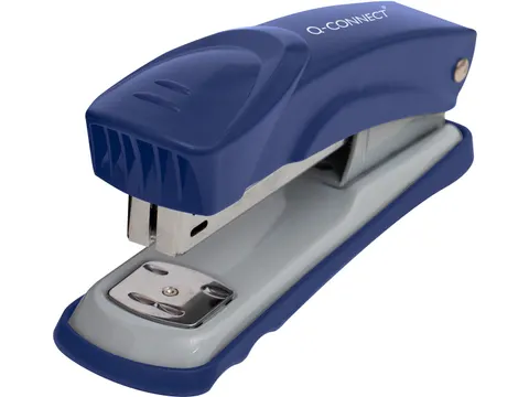 Q-connect Nietmachine Metaal Half Strip 25vel Blauw