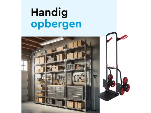 Trappensteekwagen 120 KG transportkar opvouwbaar HT120