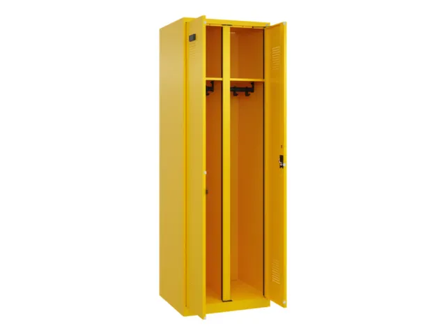 locker voor scheiding van kleding,HxBxD 1850x600x500mm,2vak