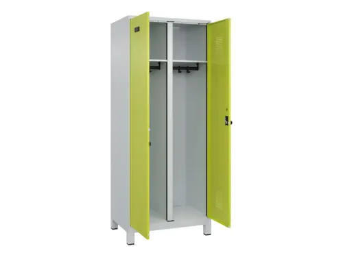 locker voor scheiding van kleding,HxBxD 1950x800x500mm,2vak