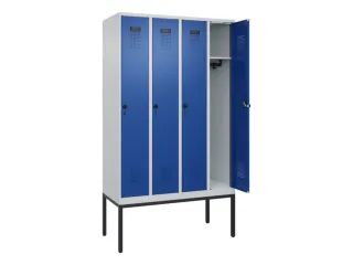 locker,HxBxD 2120x1200x500mm,4vak,vak B 300mm,draaigrendel - 1