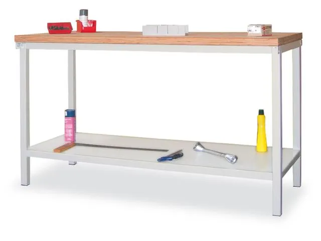 Werkbank Hxlxd 900X1500X700Mm 1Legbord Lichtgrijs