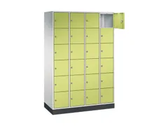 lockerkast,RAL 7035/RDS1108060,HxBxD 1950x1220x500mm,4x6vakken