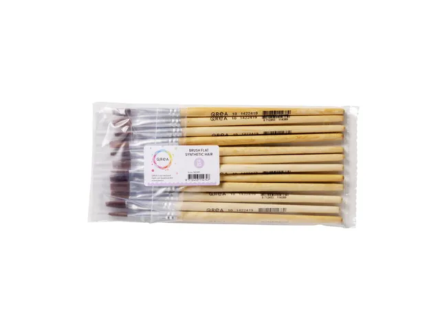 Kwast Qrea synthetisch haar nr 10 breedte 9,4mm
