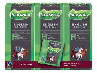 Zwarte Thee Pickwick Fair Trade English 25x2.5gr - 1